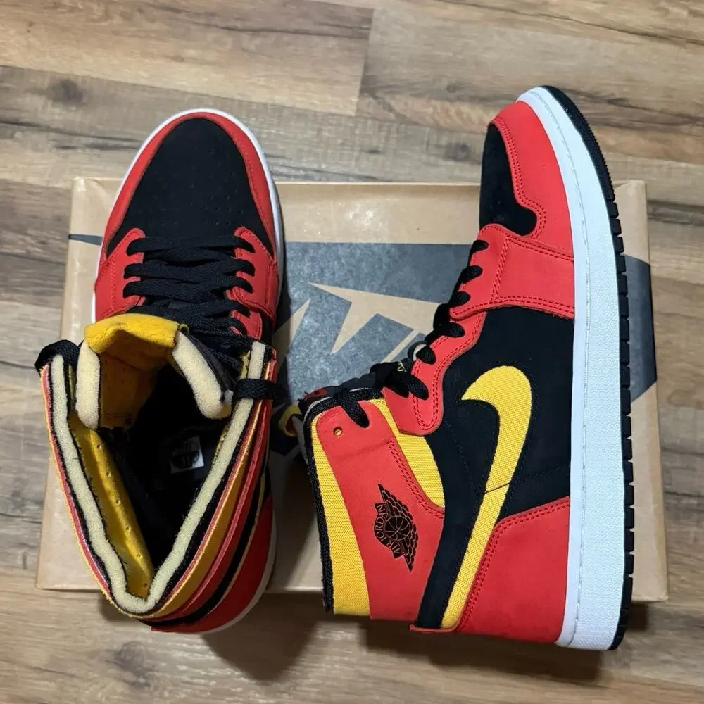 Air Jordan 1 Zoom CMFT Black Chile Red CT0978-006 Size 11
